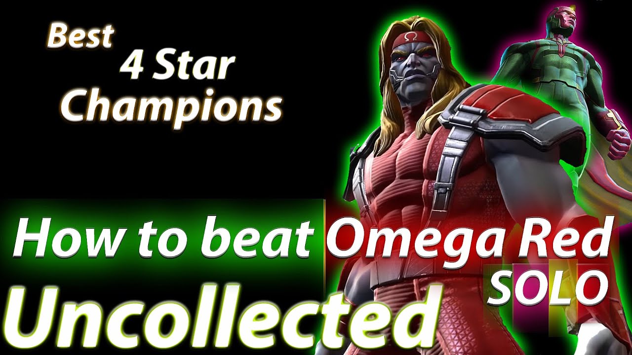 How to defeat OMEGA RED Uncollected X-Men Omega Class - Marvel Contest of Champions
