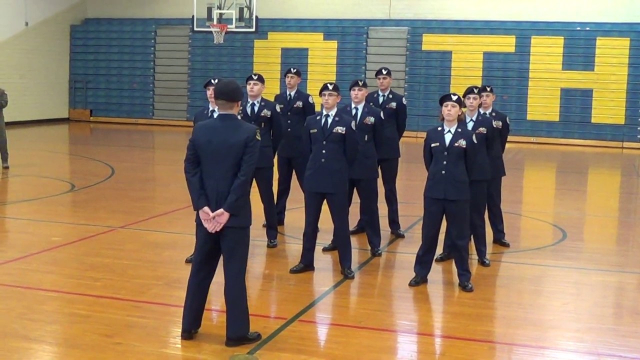 OTHS AFJROTC UnArmed Drill Team 1