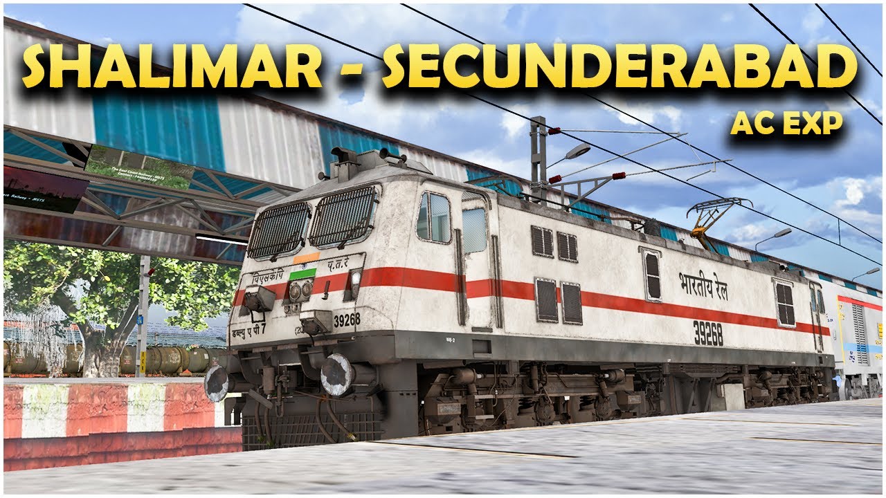 🔴LIVE MSTS | 12773 SHALIMAR SECUNDERABAD AC SUPERFAST | INDIAN RAILWAYS#indianrailways #openrails