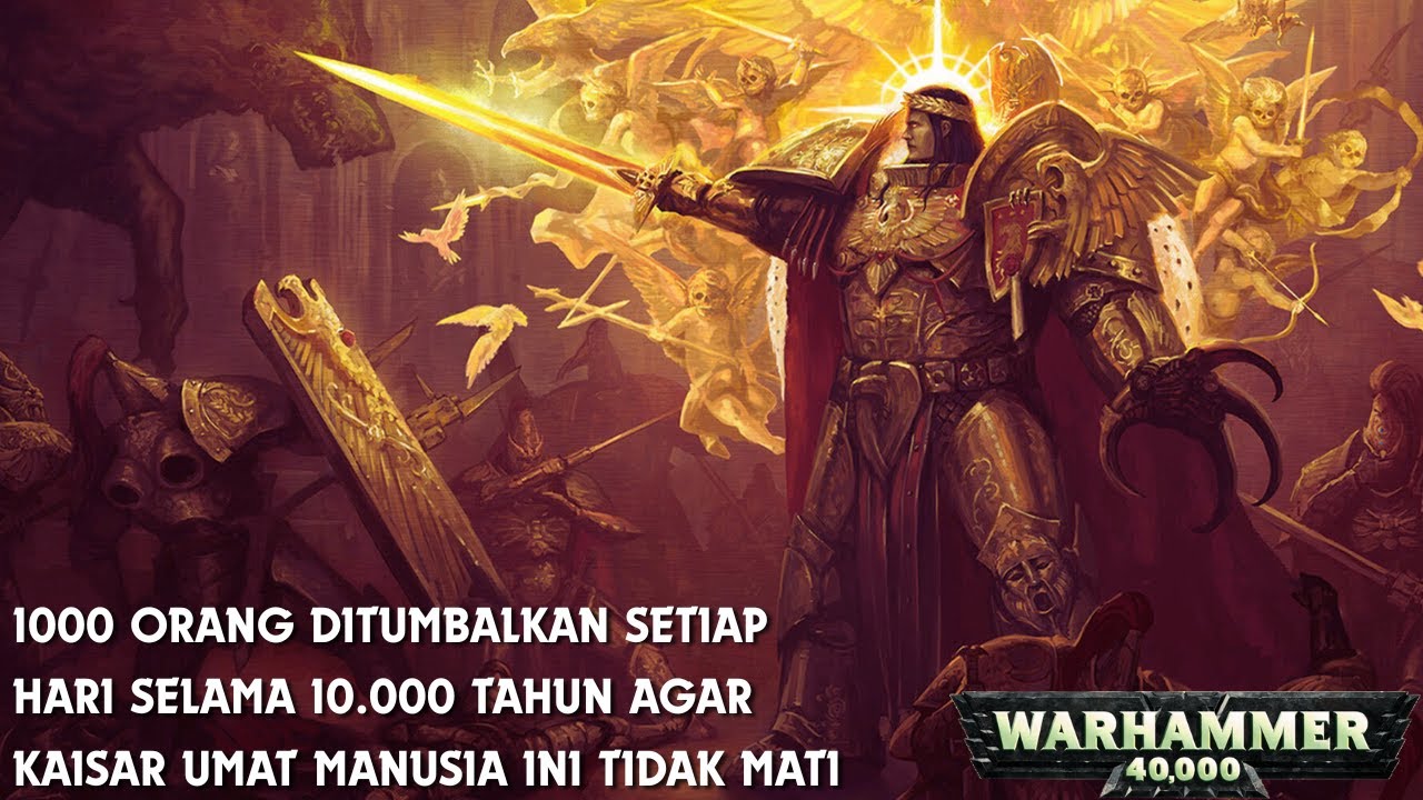EMPEROR OF MANKIND, DISEMBAH SELAYAKNYA DEWA NAMUN TERKURUNG LAYAKNYA BUDAK