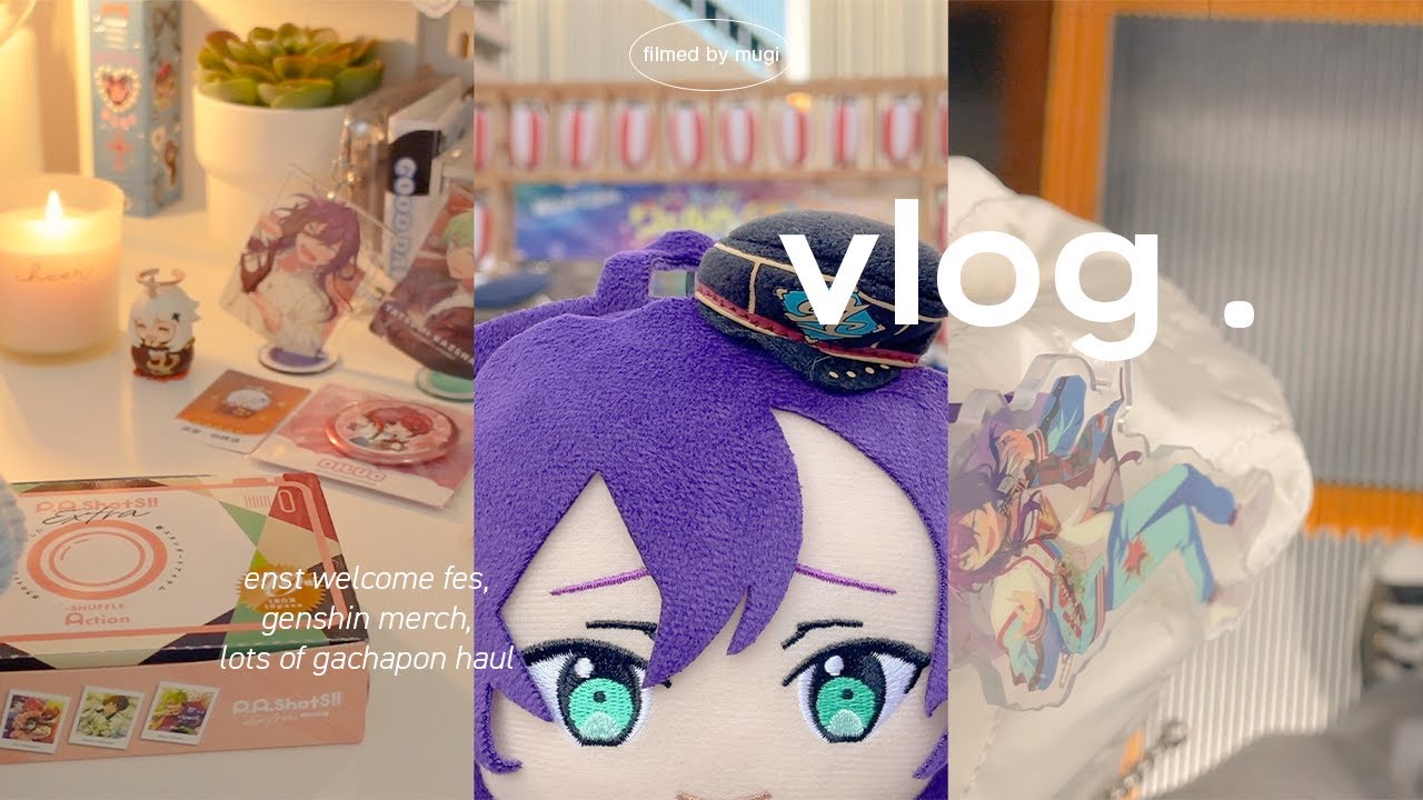 𝘃𝗹𝗼𝗴 . あんスタ祭りに行ったオタクの１日 🚶🏮┊池袋アニメイト購入品,グッズ開封,ガチャポン etc. (ENG