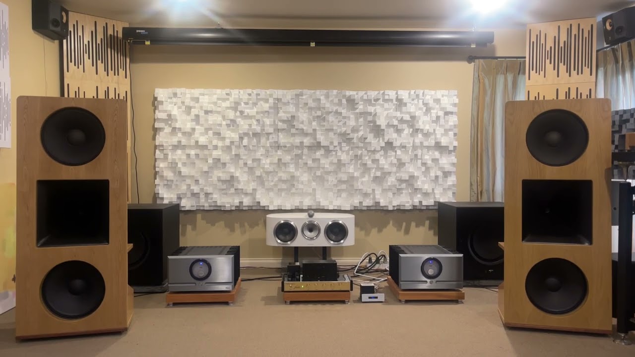 Jadis Orchestra Reference MK2 & TAD2001 & Eminence Open Baffle.