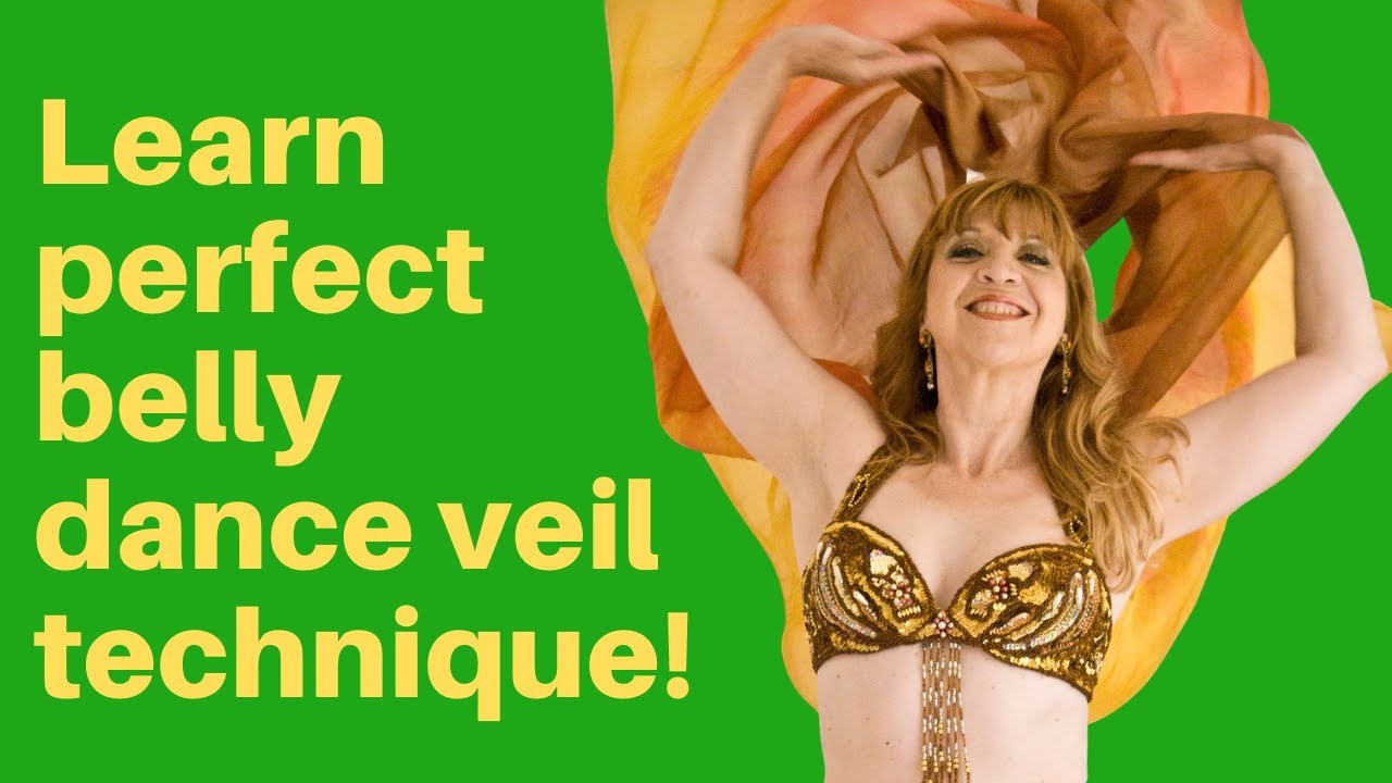 Belly dance veil technique. Belly dance veil course. Belly dance veil for beginners.