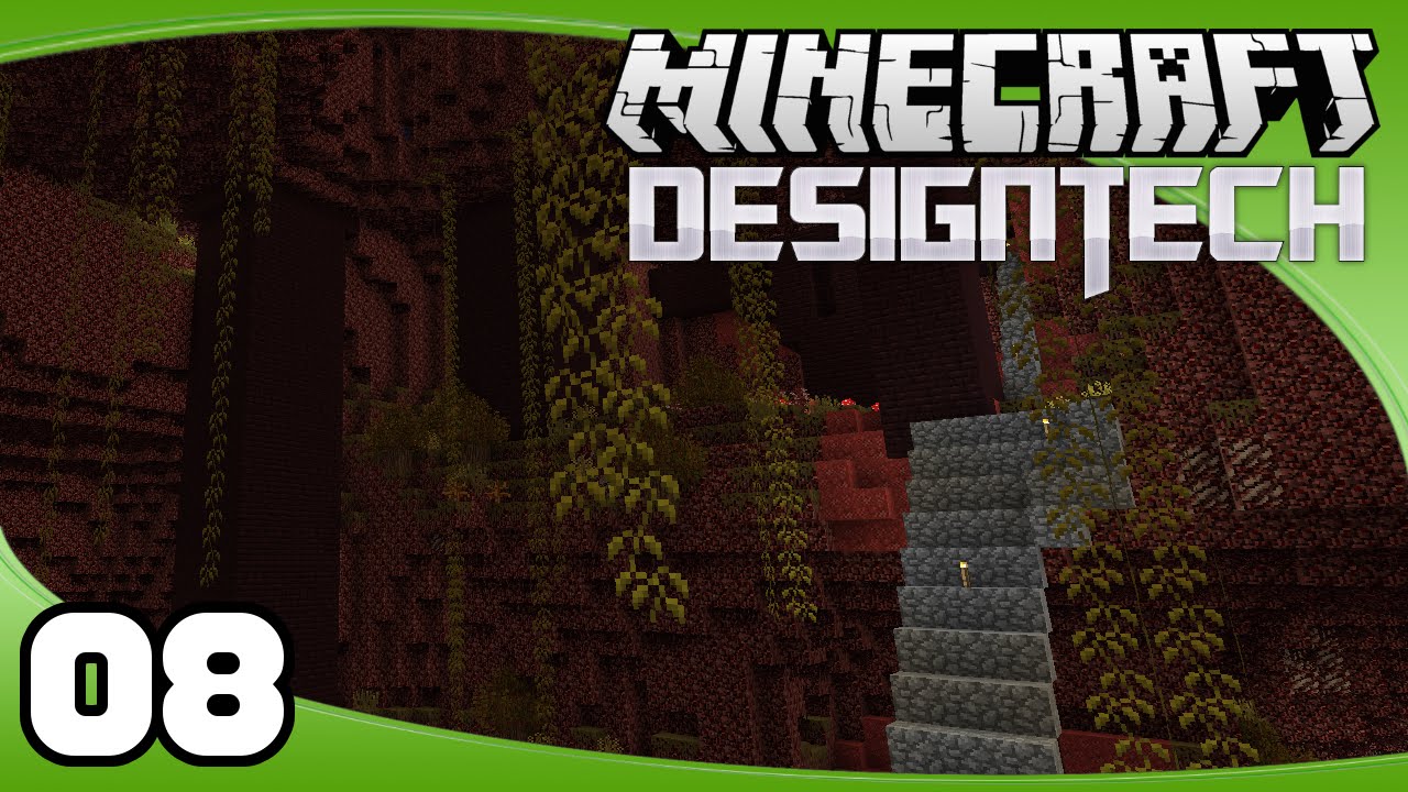 DesignTech - Ep. 8: Nether Fortress | Minecraft Custom Modpack Let's Play