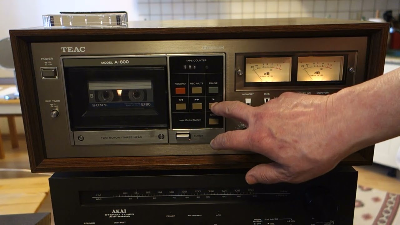 Teac A-800 & Akai AM-2400 Sony SS-434