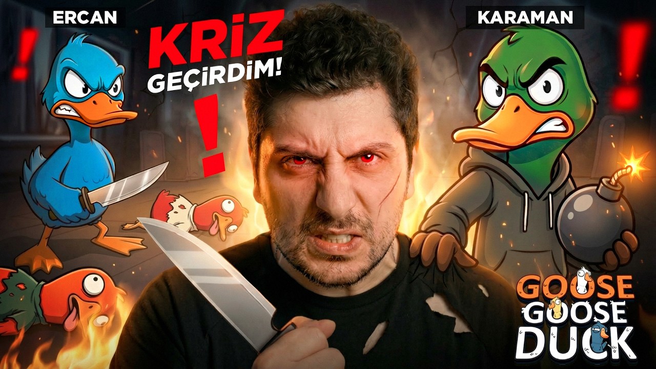 SİNİR KRİZİ GE&Ccedil;İRDİM! | Goose Goose Duck