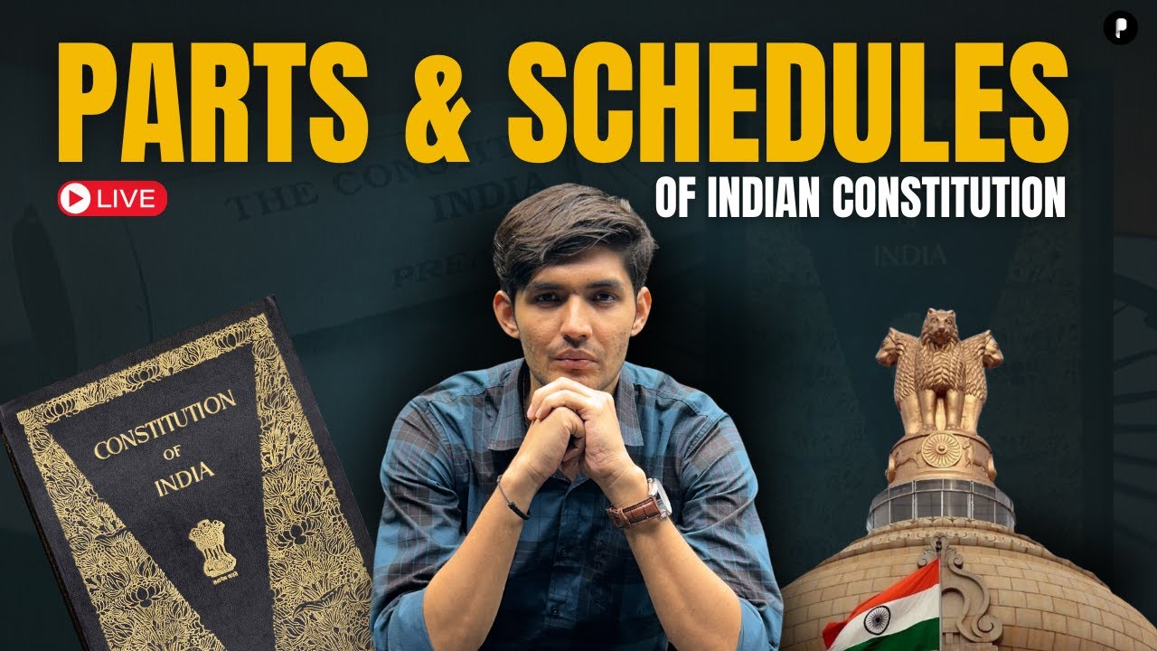 Parts and Schedule of Indian&nbsp;Constitution | Indian Constitution | Polity for Competitive Exams