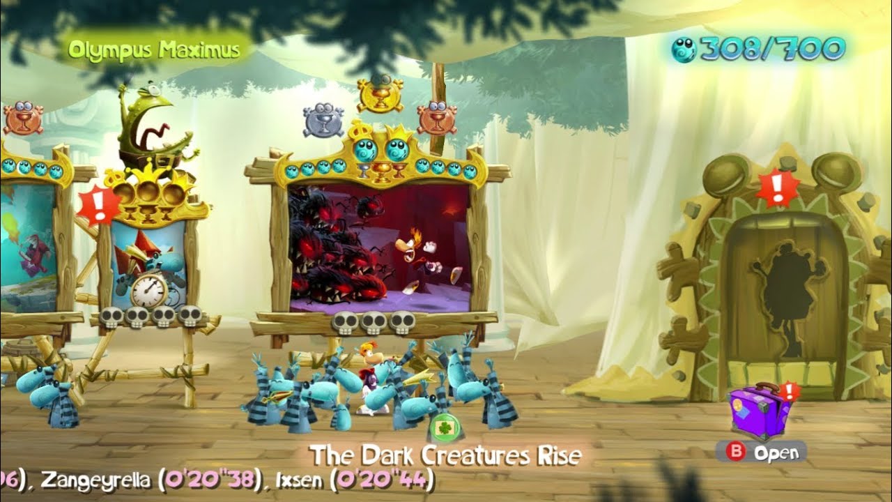 Walkthrough: Rayman Legends 100% - The Dark Creatures Rise