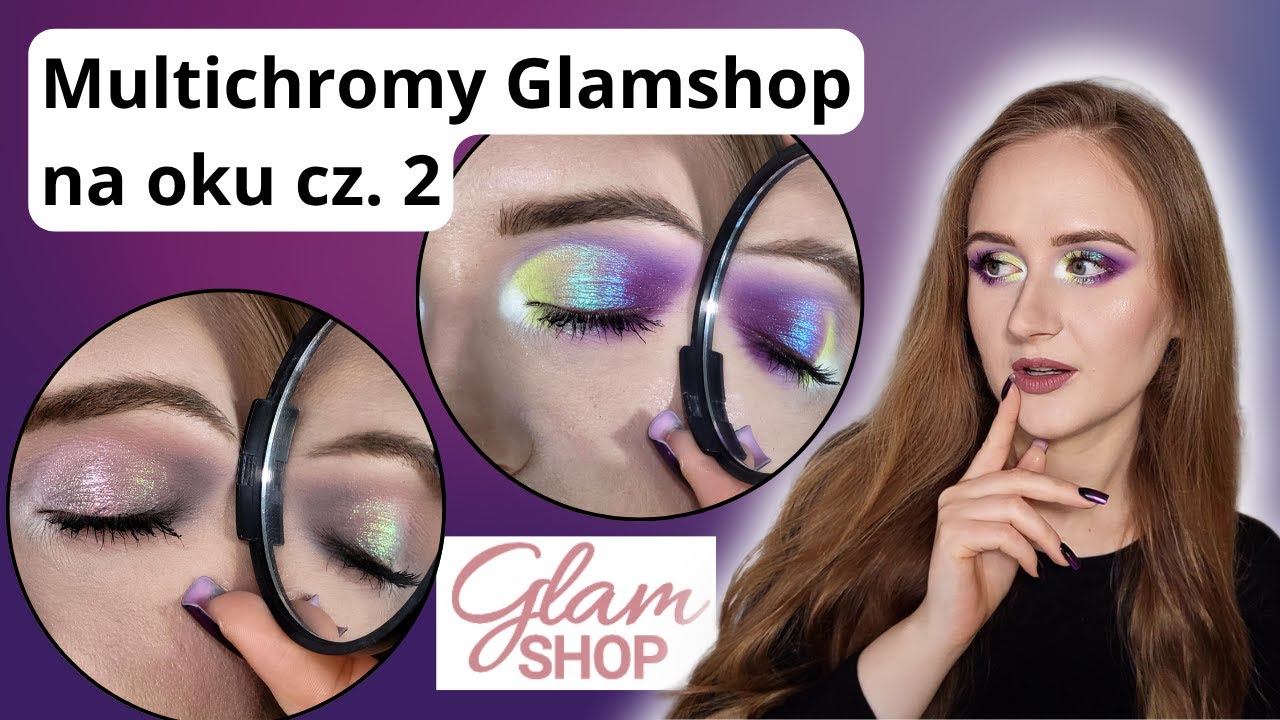 3 cienie 3 makijaże, czyli nowe multichromy Glamshopu na oczach | Toksyczny, Wróżka, Unikat