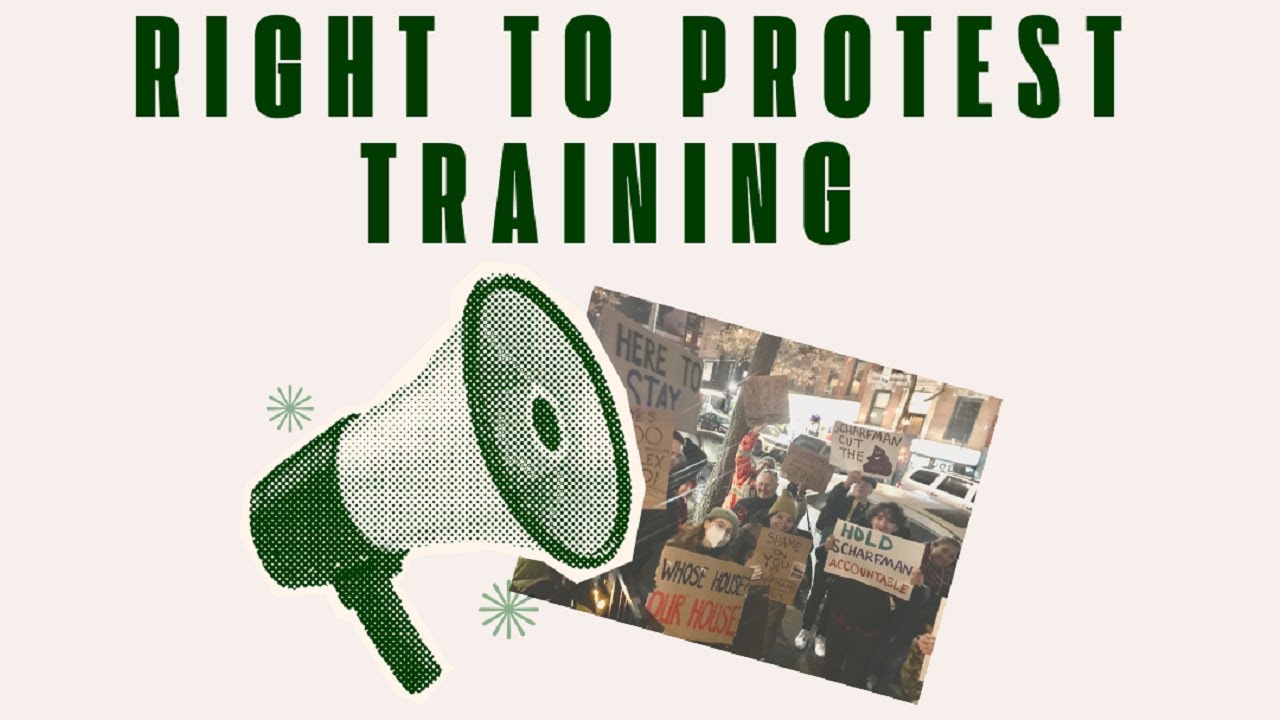 Legal Training: Tenants' Right to Protest