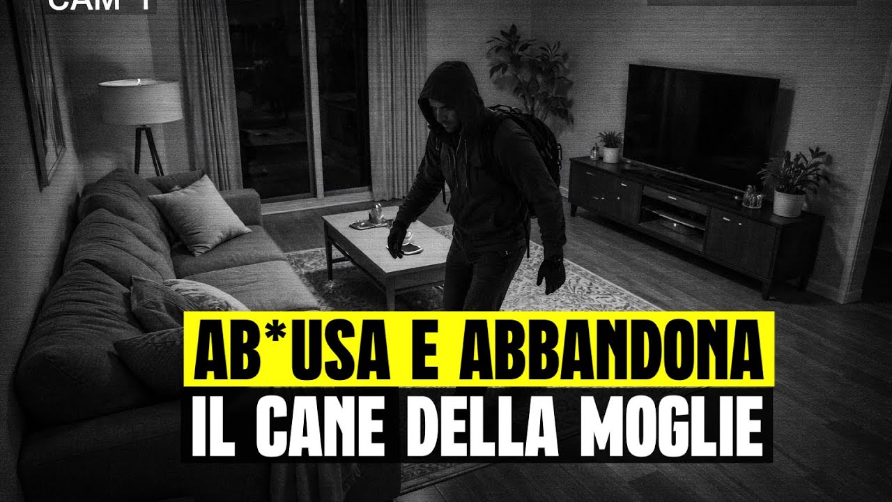 AB*SA DEL CANE DELLA COMPAGNA E POI LO ABBANDONA: INCASTRATO DALLE TELECAMERE - ROMA
