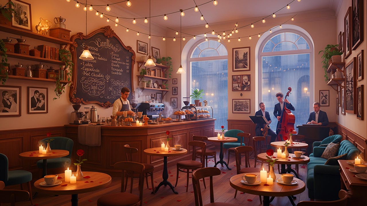 Coffee Shop Music – Relaxing Jazz Spring Vibes to Study, Work, Relax