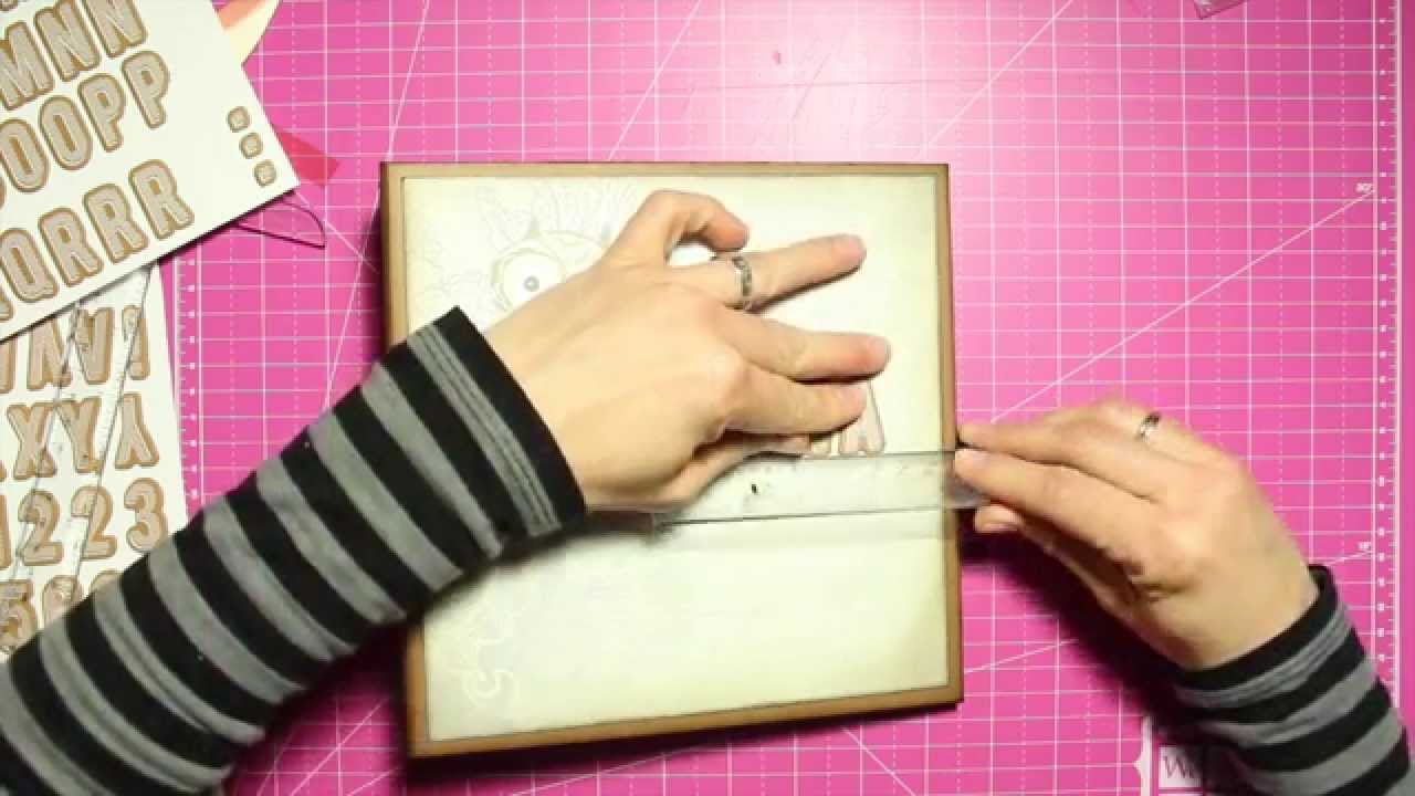 TUTORIAL SCRAPBOOKING: Encuadernación de Espina diferente (Owl´s World)