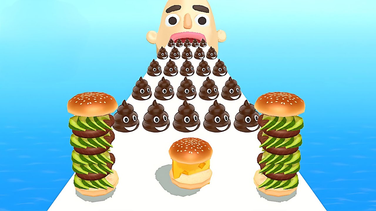 Sandwich Runner - SpeedRun All Levels Gameplay Walkthrough Android,ios New Update Ep134