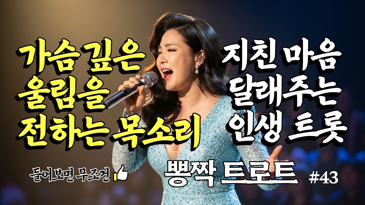 인생을 돌아보는 노래 공감 트로트메들리 | 미스트롯 뽕짝 트로트모음 & 최신 트롯메들리 #43