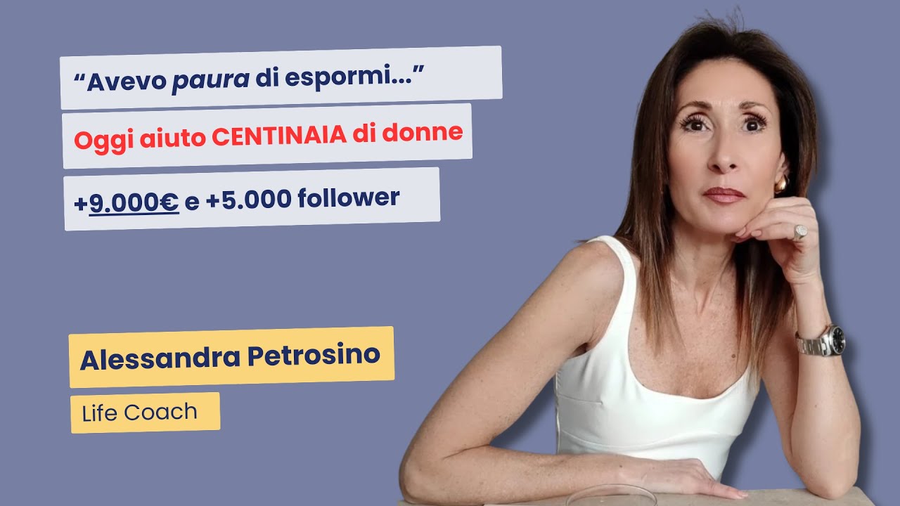 Da PAURA di ESPORSI a punto di RIFERIMENTO: la storia di Alessandra | Recensione Freedom Coach