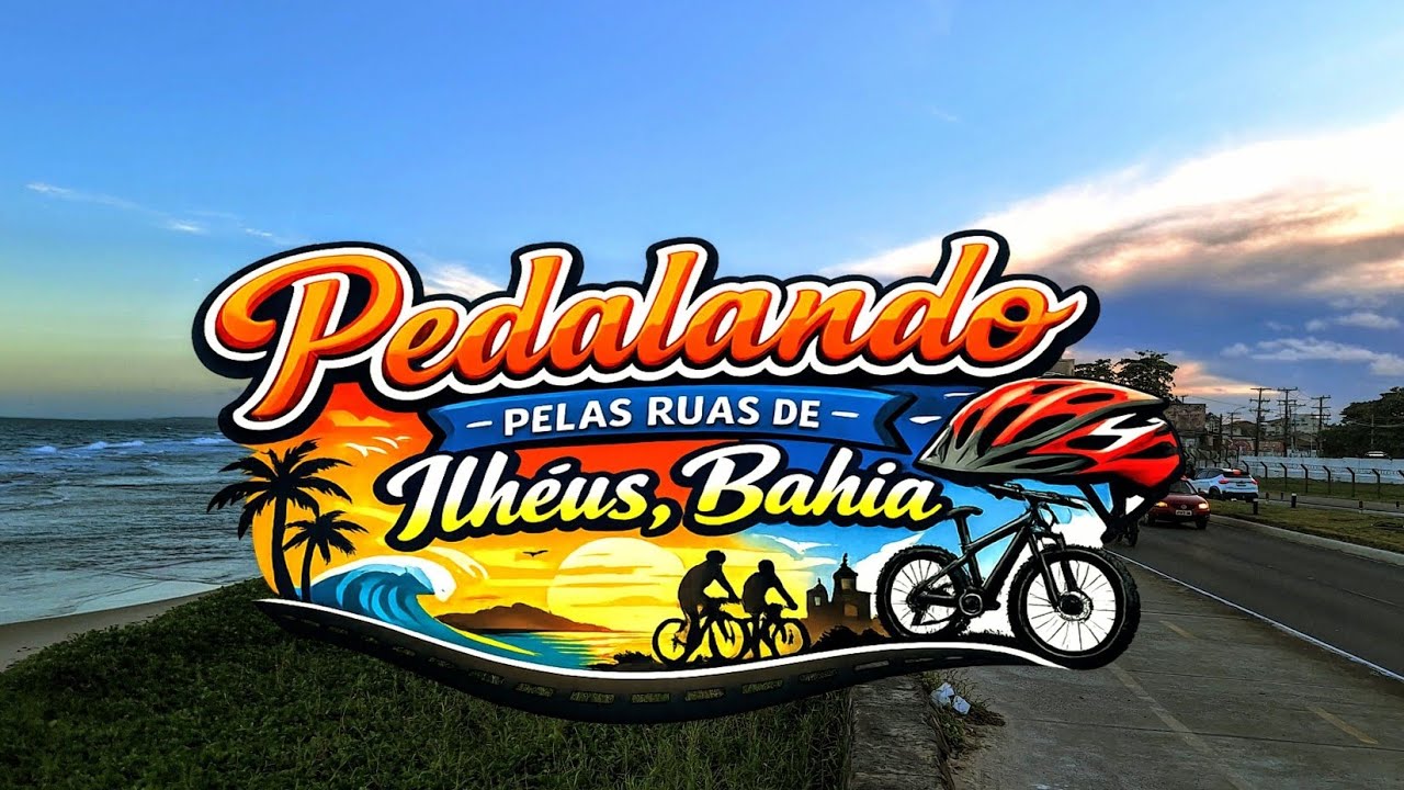 Nada supera esse visual: Pedalando no final de tarde em Ilhéus.🚴