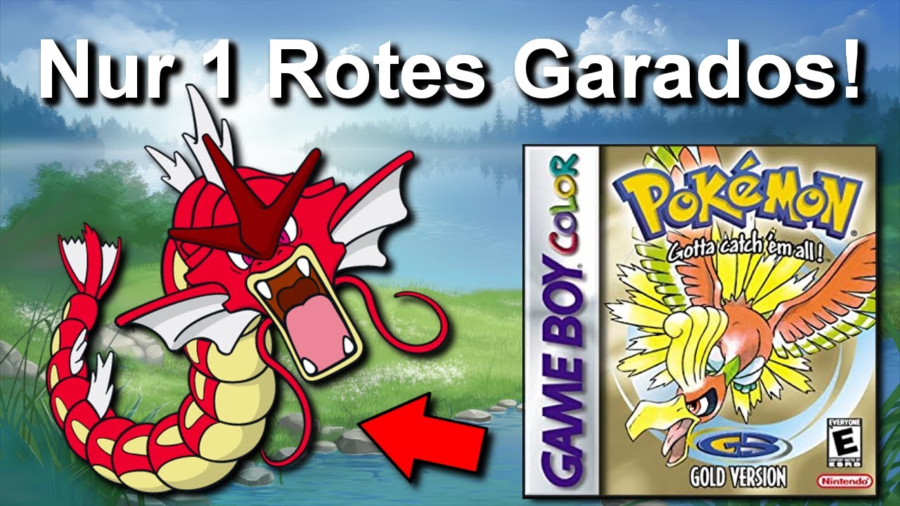 Kann man Pokemon Gold/Silber mit dem ROTEN GARADOS durchspielen? (+ So wenig Kämpfe wie möglich)