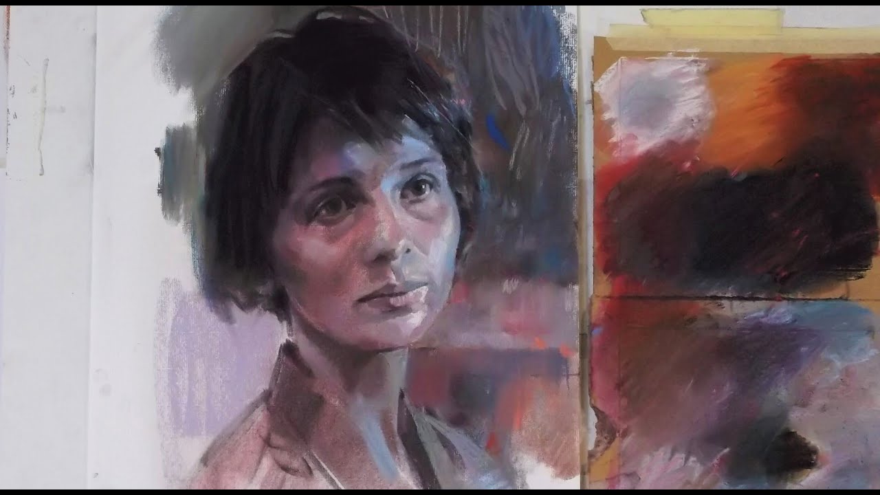 Cinco consejos interesantes para pintar un buen retrato a pastel sobre papel Ingres.