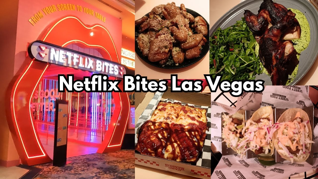 Dinner at Netflix Bites MGM Grand Las Vegas