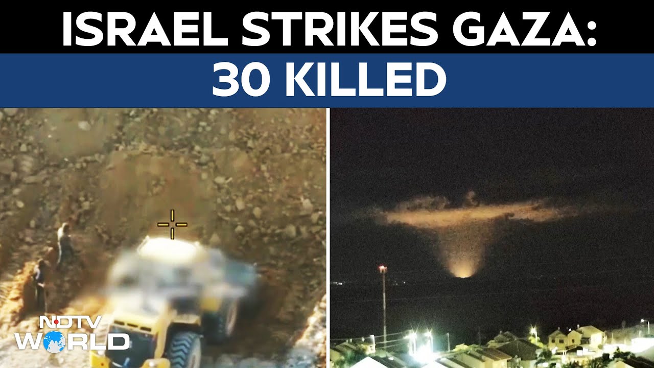 Israel Strikes Gaza | 30 Killed In Israeli Strikes In Gaza After Netanyahu Orders Attacks