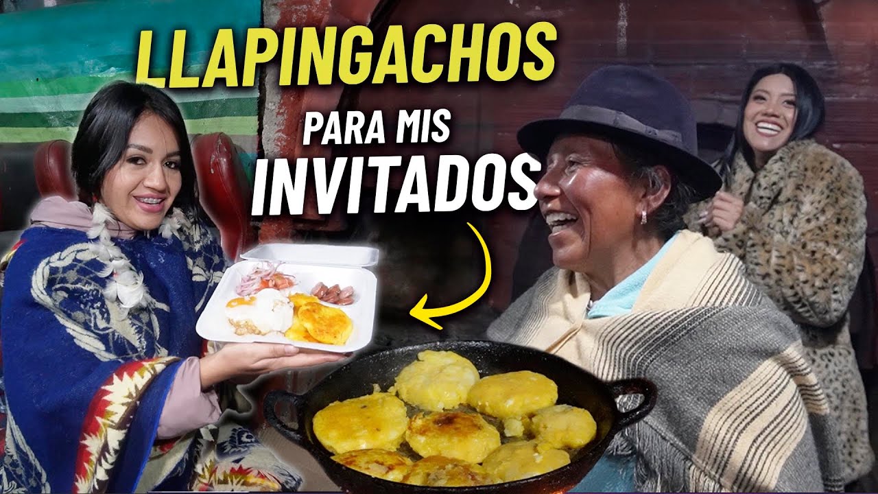 RICOS LLAPINGACHOS para mis AMIGUITOS (de la grabación) | Doña Empera