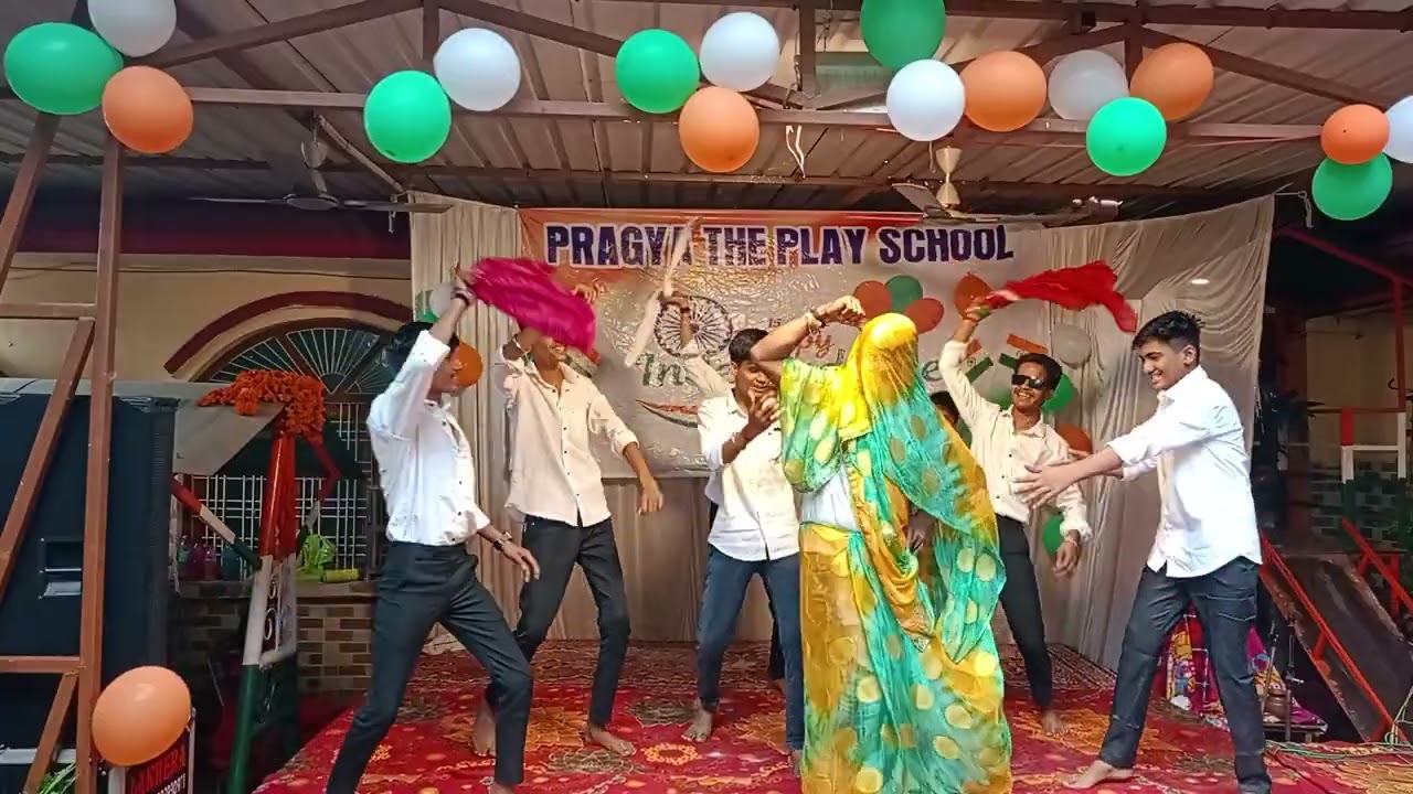 Funny act,dance vedio//Pragya The Play School Independence day celebration 2024