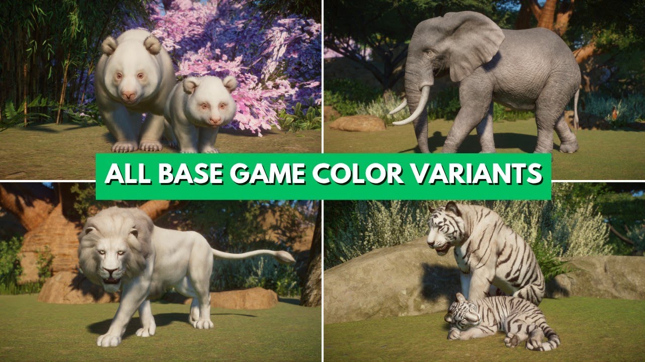 Planet Zoo: All Base Game + Deluxe Edition Color Variants (2025)