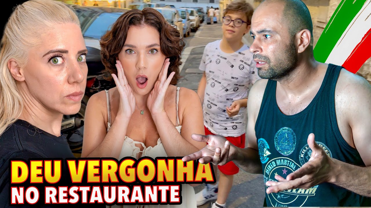 🇮🇹 QUANTO CUSTA UM RESTAURANTE BRASILEIRO PARA 5 PESSOAS NA ITALIA?