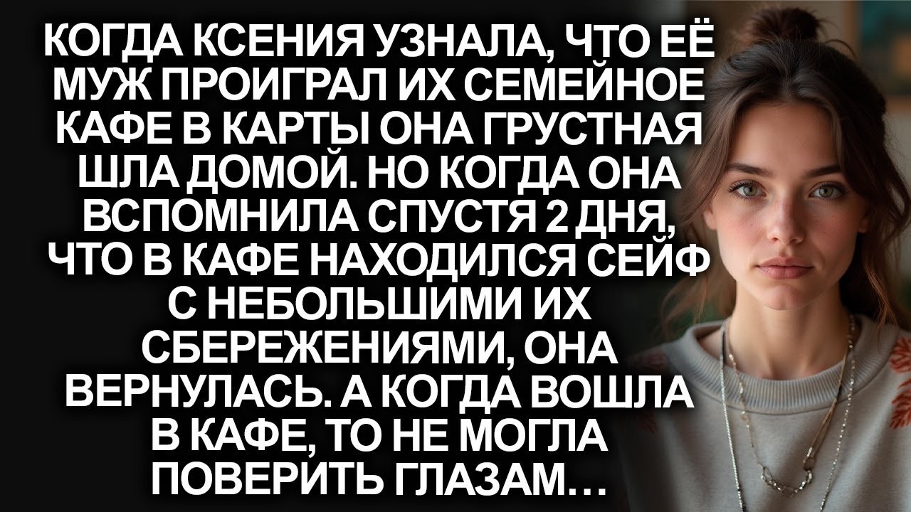 Узнав, что муж проиграл наше кафе в карты, я решила прийти туда, когда вспомнила про сейф в кафе…