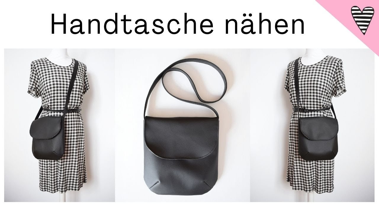 Einfache Handtasche nähen mit Schnittmuster / DIY MODE
