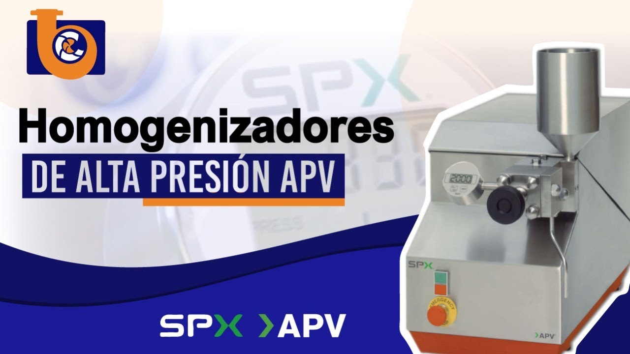 Homogenizadores de alta presión APV-1000/APV-2000 - SPX FLOW en Ecuador Inducom
