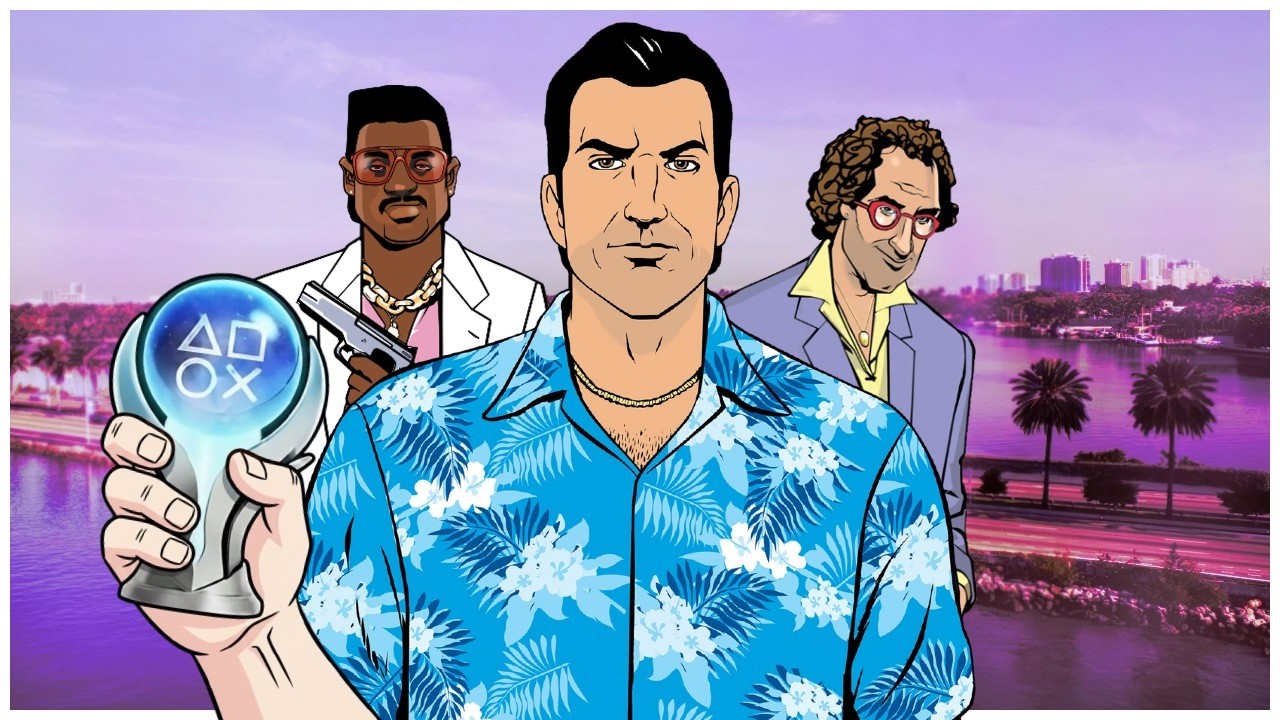 Uma Platina de GTA até o lançamento do VI - GTA Vice City (PS5) 2K 60FPS - AO VIVO 🔴