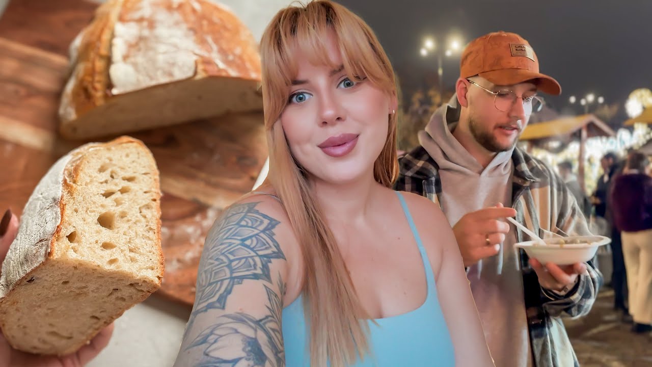 MÓJ PIERWSZY CHLEB NA ZAKWASIE | WARSZAWSKI JARMARK | ZAKUPY ŚWIĄTECZNE | WEEKLY VLOG