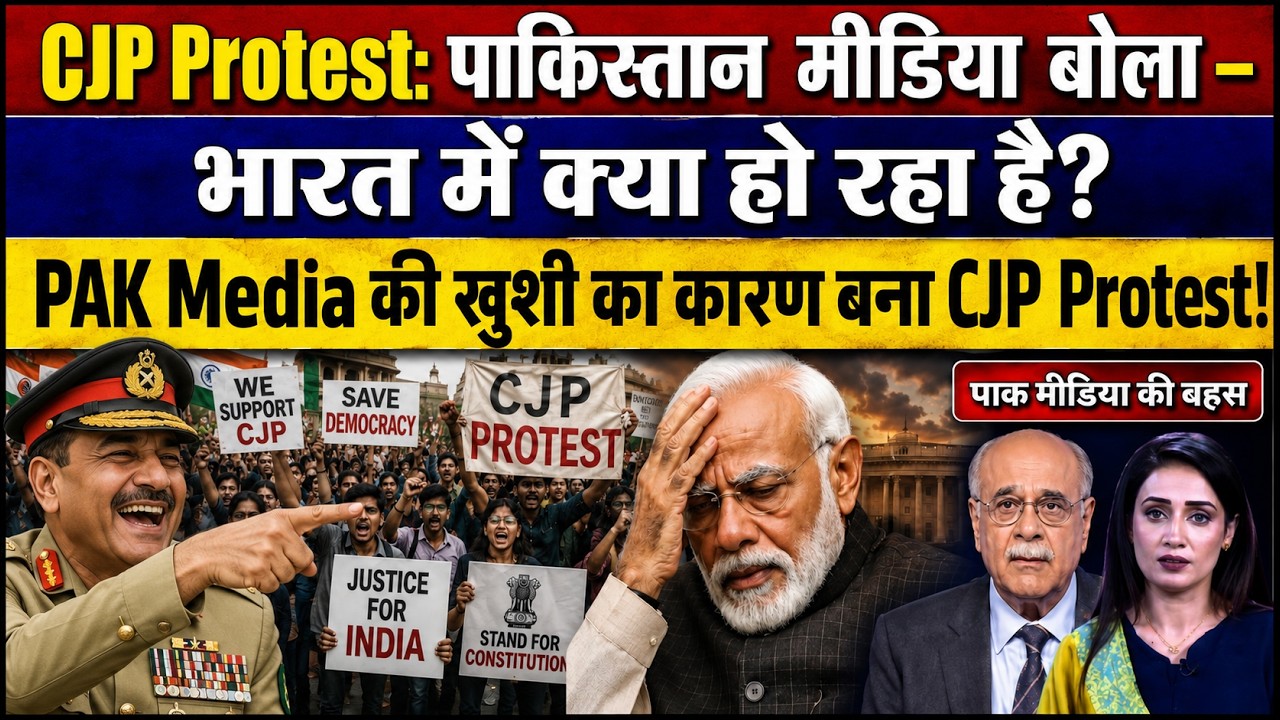 Pakistan Media Reacts to CJP Protest | What's Happening in India?
