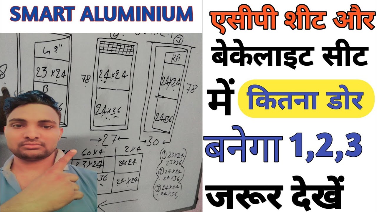 Aluminium sliding door |sliding door price | ACP sheet | 8x4 bakelite sheet door