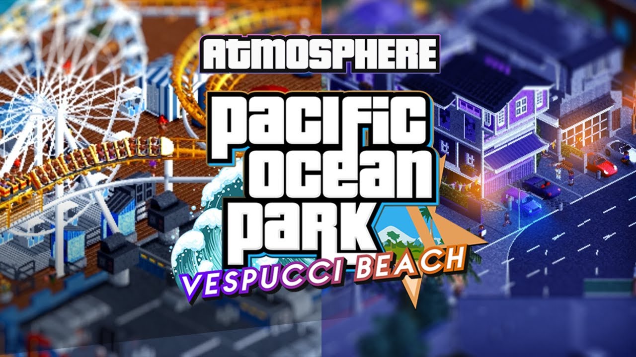 GTA 5 in RCT2 - Pacific Ocean Park Atmosphere Showcase