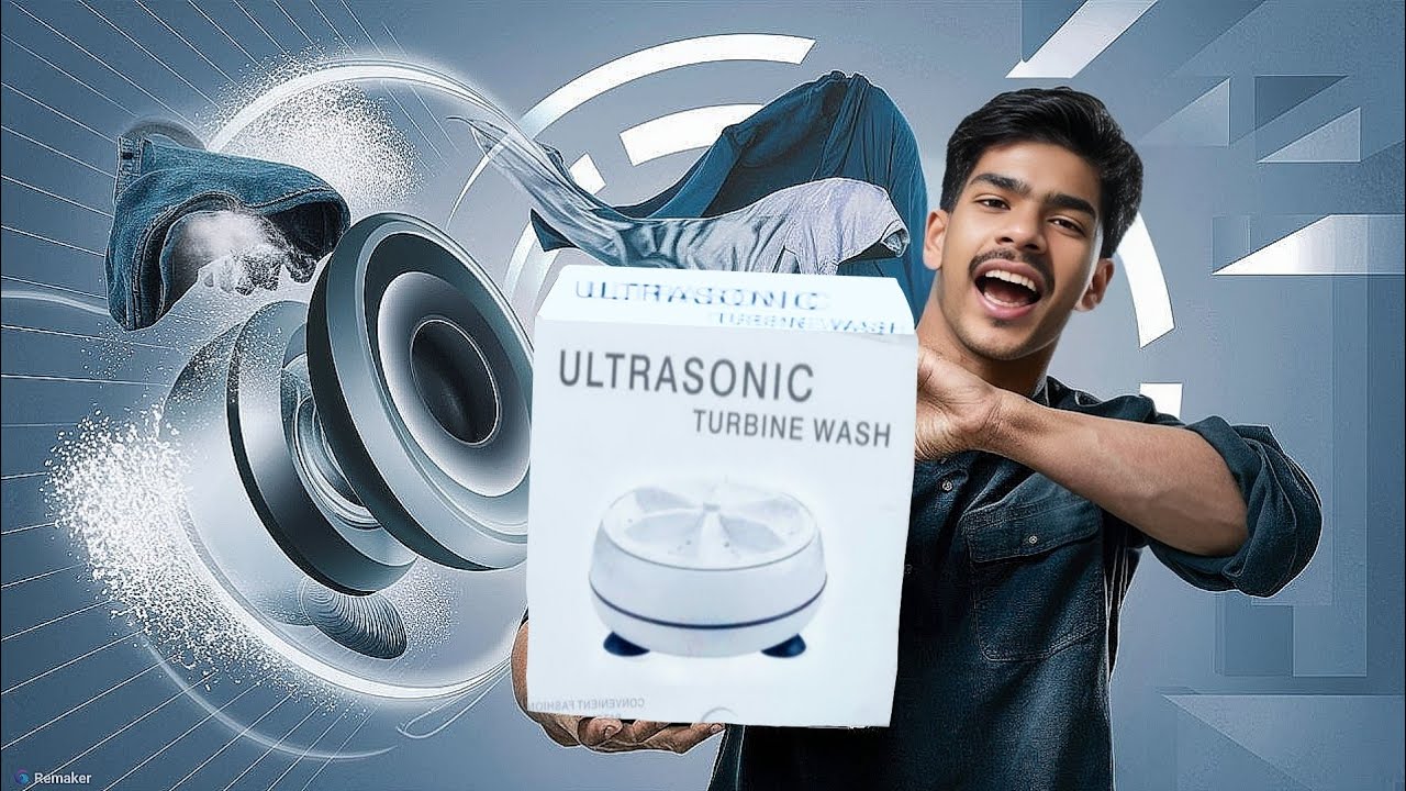 Mini Washing Machine | Portable Turbine Washing Machine | Lightweight Small Washing Machine Demo