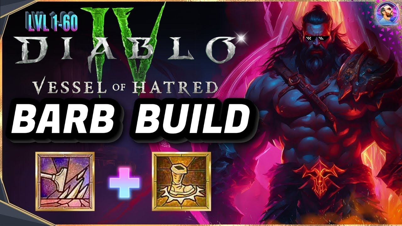 Diablo 4 Barbarian Build level (1-60) UPQUAKE - Season 7