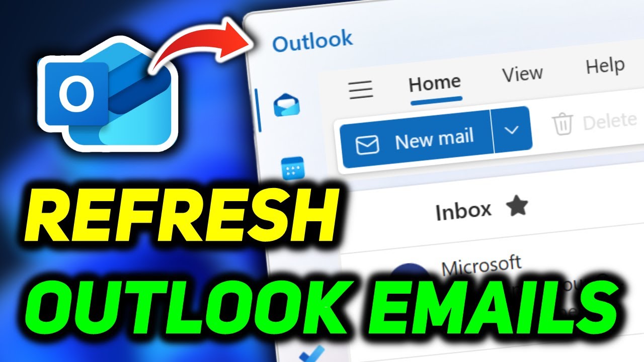 Как обновить электронную почту Outlook | Как обновить письма в новом Outlook