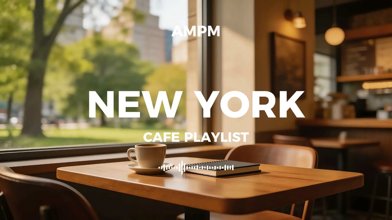 𝐏𝐥𝐚𝐲𝐥𝐢𝐬𝐭 뉴욕 센트럴파크 카페 감성 ☕ 10시간 잔잔한 브금 | New York Café Ambience, Relaxing BGM
