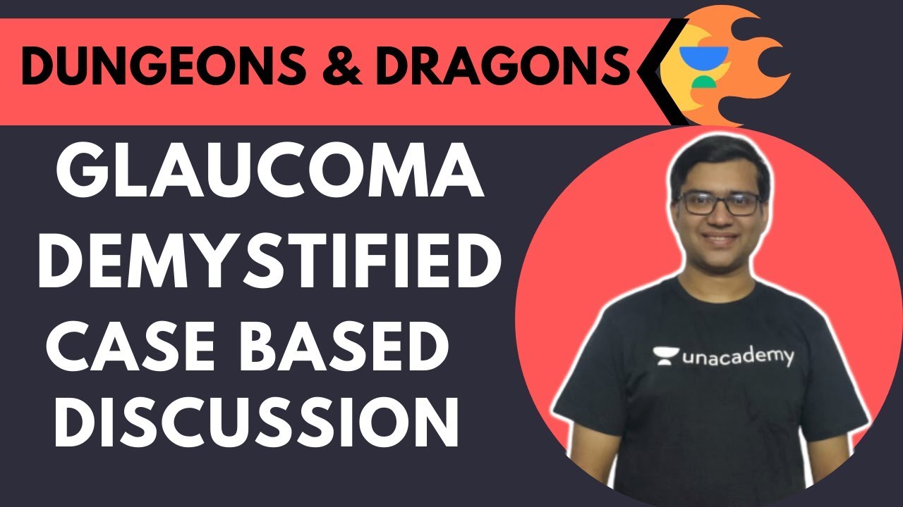 🔥Dungeons and Dragons🔥 | Glaucoma Demystified Case Based Discussion | Dr. Vineet Sehgal