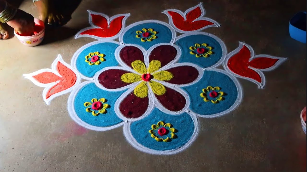 pongal special 2026🌻beautiful muggulu rangolidesigns 3*2🌻thaiPongal 🌻mattu pongal flowers kolam