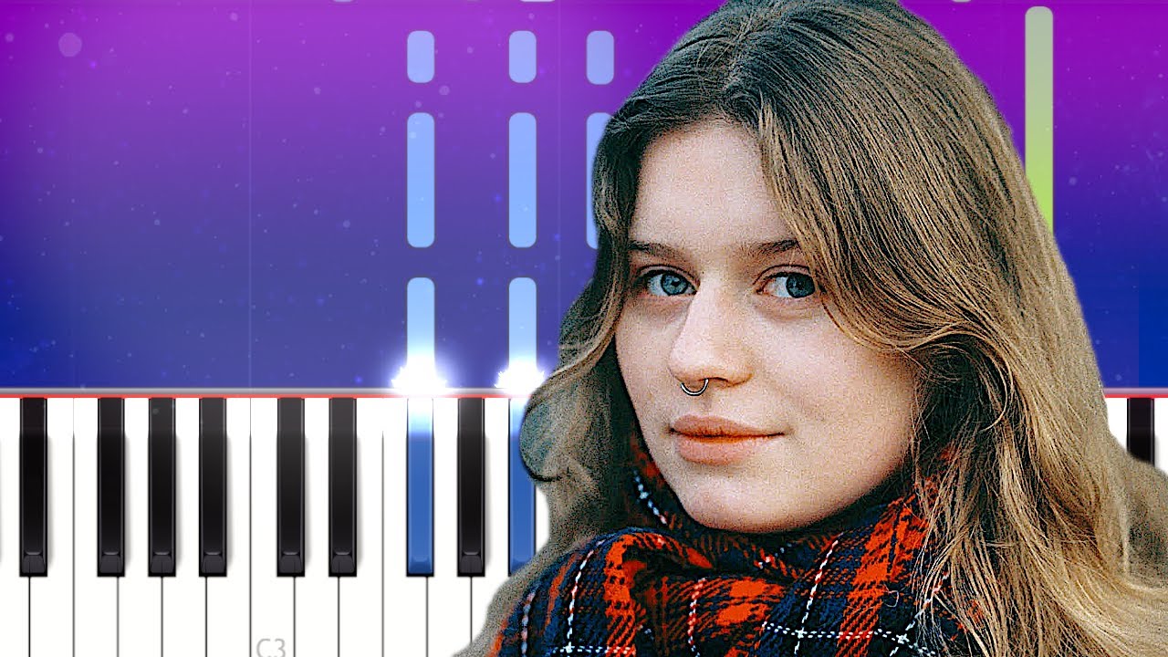 girl in red - midnight love (Piano tutorial)