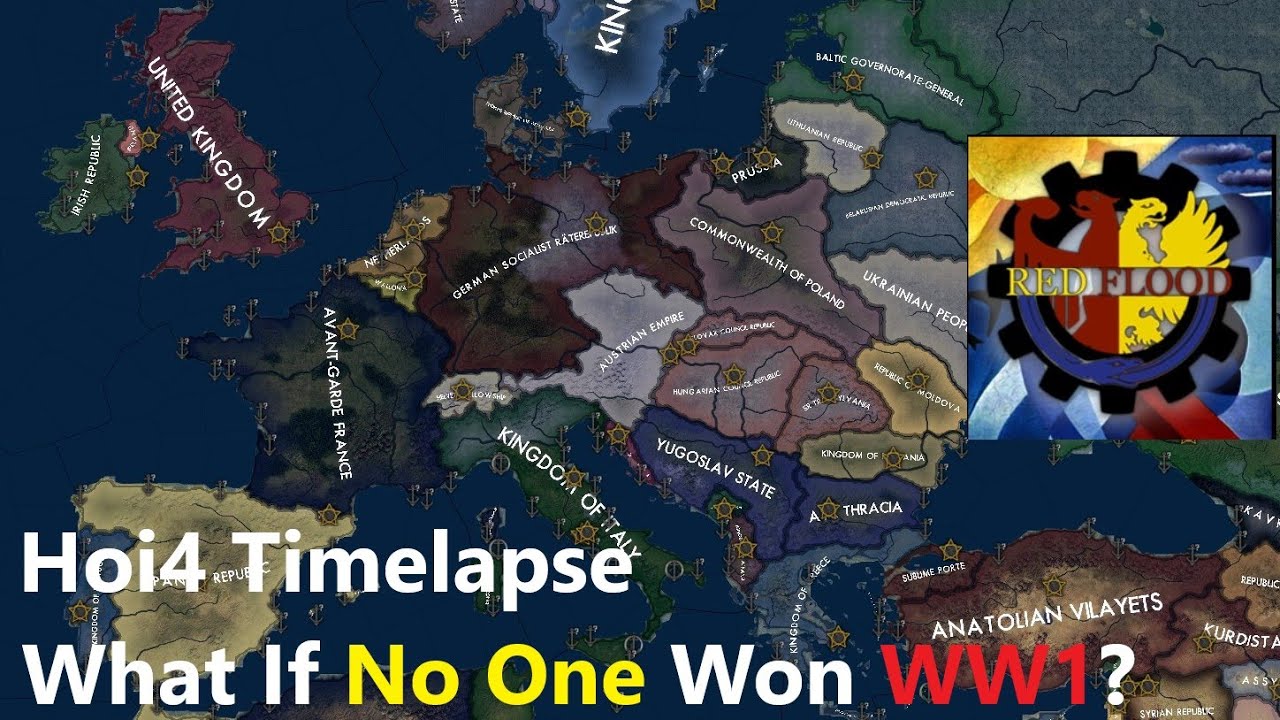 Hoi4 Timelapse:Red Flood (1936-1944)