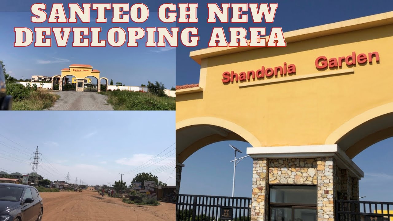 A trip from East Legon Hills to Santeo road to Shandonia Garden 🪴 Estate Ghana 🇬🇭