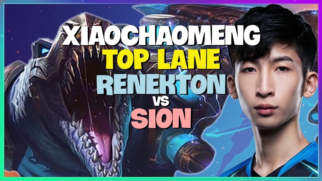 XiaoChaoMeng Challenger Renekton Top Lane Masterclass and Laning Strategy Engsub