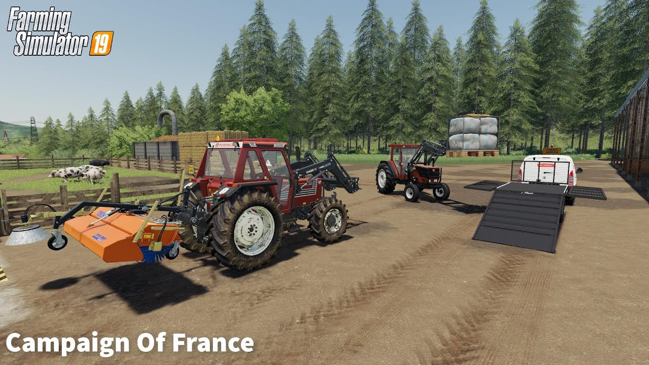 Cleaning of Stables, Selling Wool, Oat harvesting, Plowing│Campaign Of France│FS 19│Timelapse#10