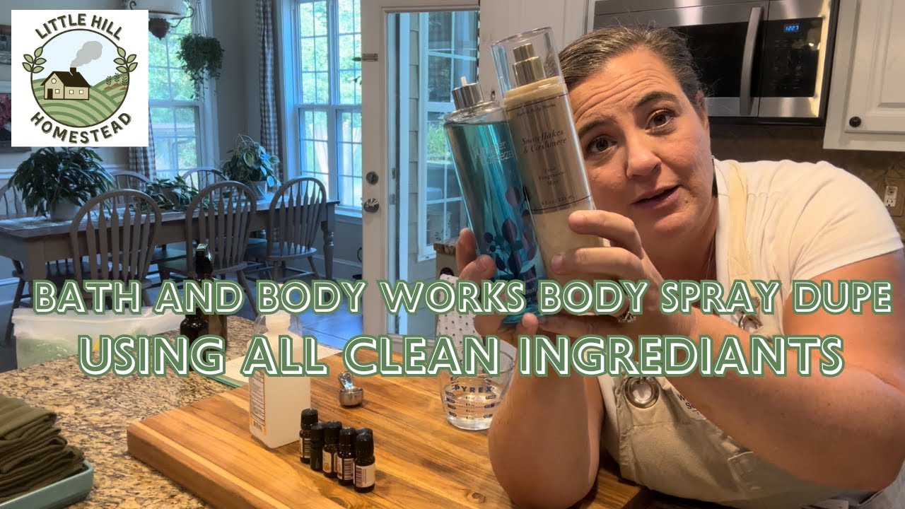 B&BW body spray dupe, but using essential oils and clean ingredients
