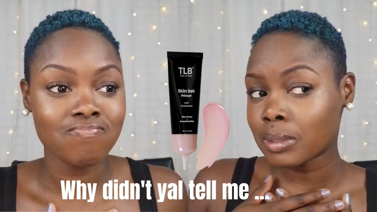 The Lip Bar *NEW* Primer Review|Mocha Caffeine Concealer on Dark Skin|Black Owned{Bess Life TV